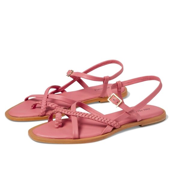 Free People Women's Sunny Days Sandal In Pink Size 6 - Picture 1 of 14
